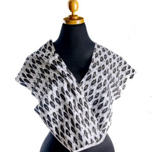 Fine Cotton Animal Print Scarf