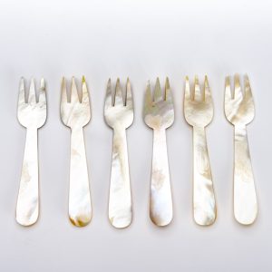 Set of 6 Mother-of-Pearl Appetizer Forks