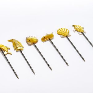 Set of 6 Mother-of-Pearl Cocktail Picks