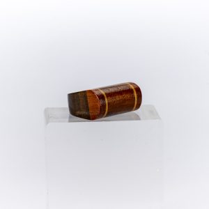 Curved Marquetry Wood Ring
