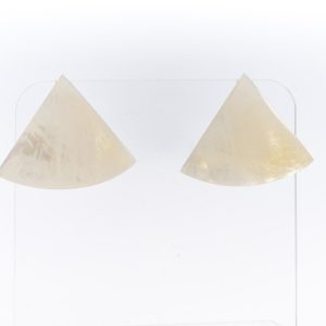Triangular Mother-of-Pearl Earrings