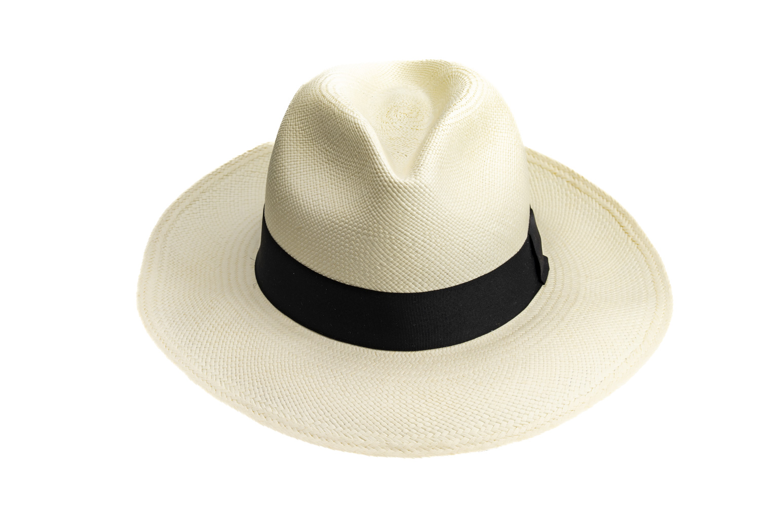 Classic White Toquilla Straw Hat - Image 3